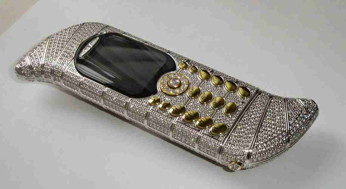 Goldvish Le Million diamanten telefoon