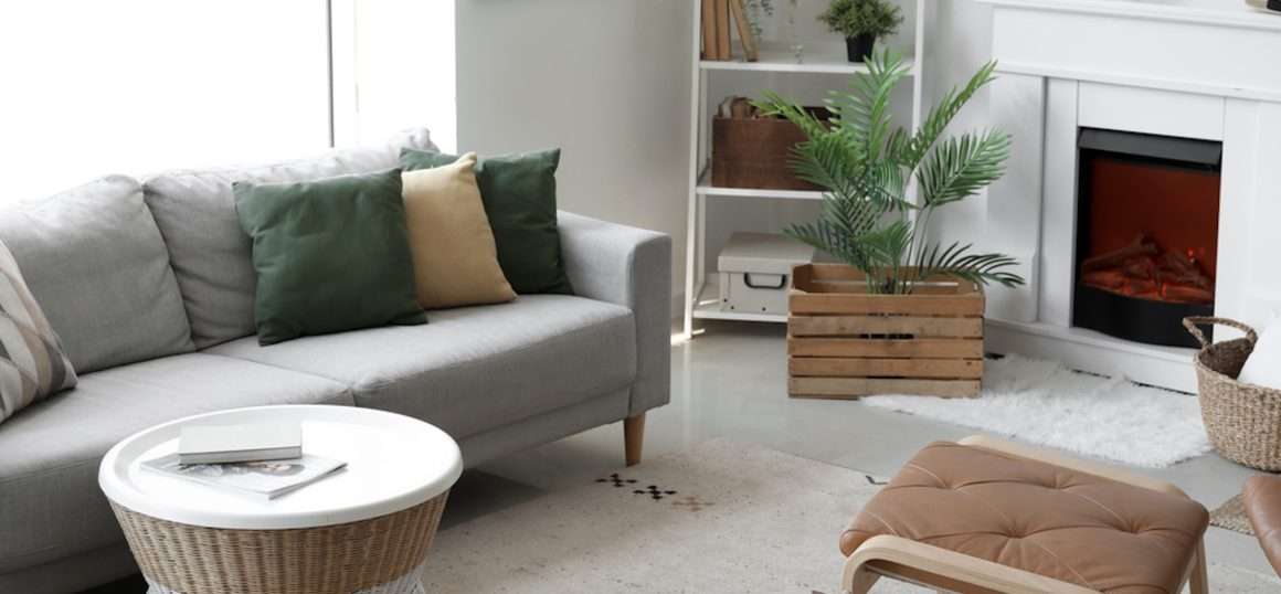 Gezellige Woonkamer Met Openhaard