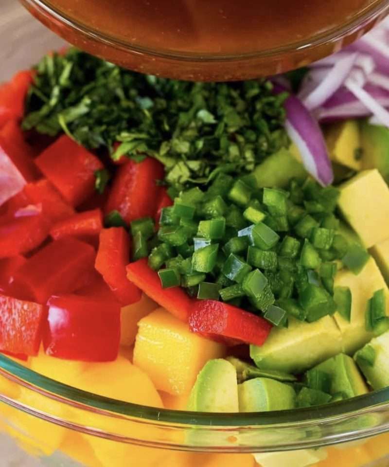 Ingredienten Mangosalade